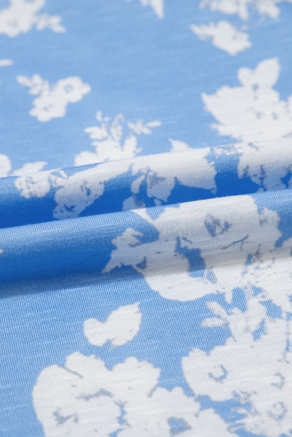 Floral Half-Button Sleeveless Wide Leg Jumpsuit