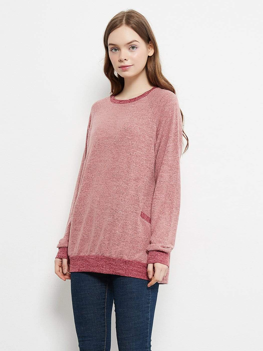 Long Sleeve Pocket Front Pullover