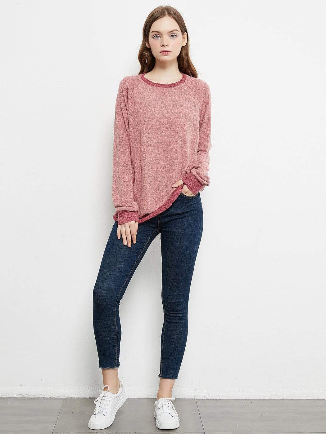 Long Sleeve Pocket Front Pullover