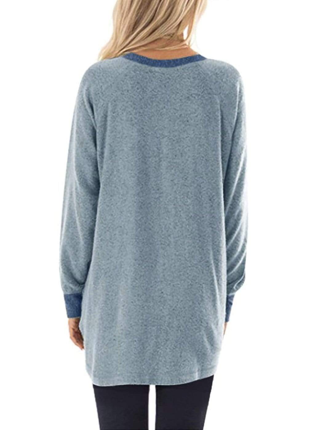 Long Sleeve Pocket Front Pullover