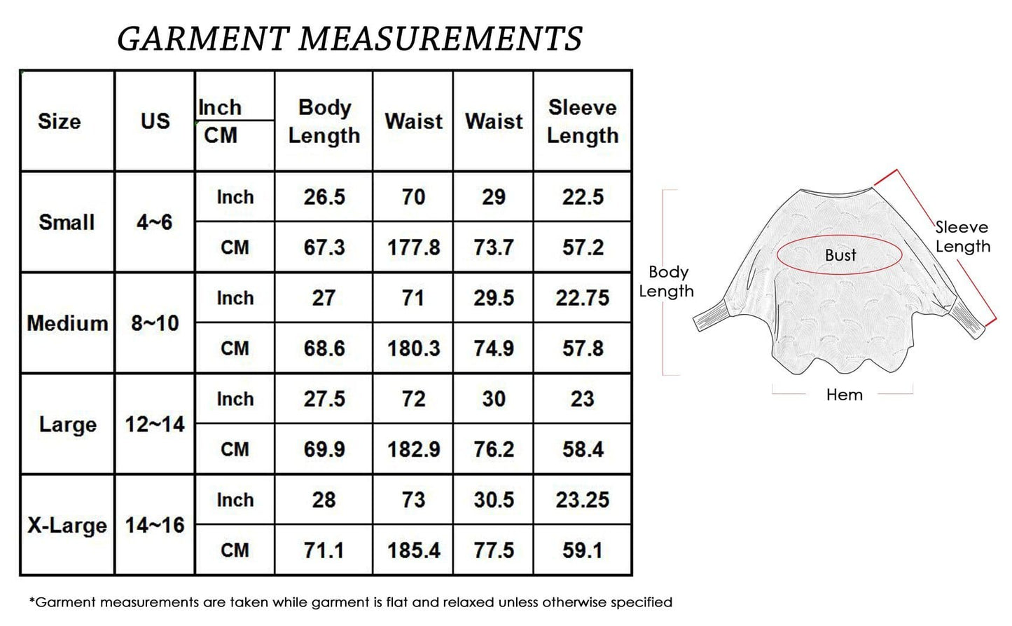 Loose Batwing Sleeve Hollow Out Knit Sweater Top