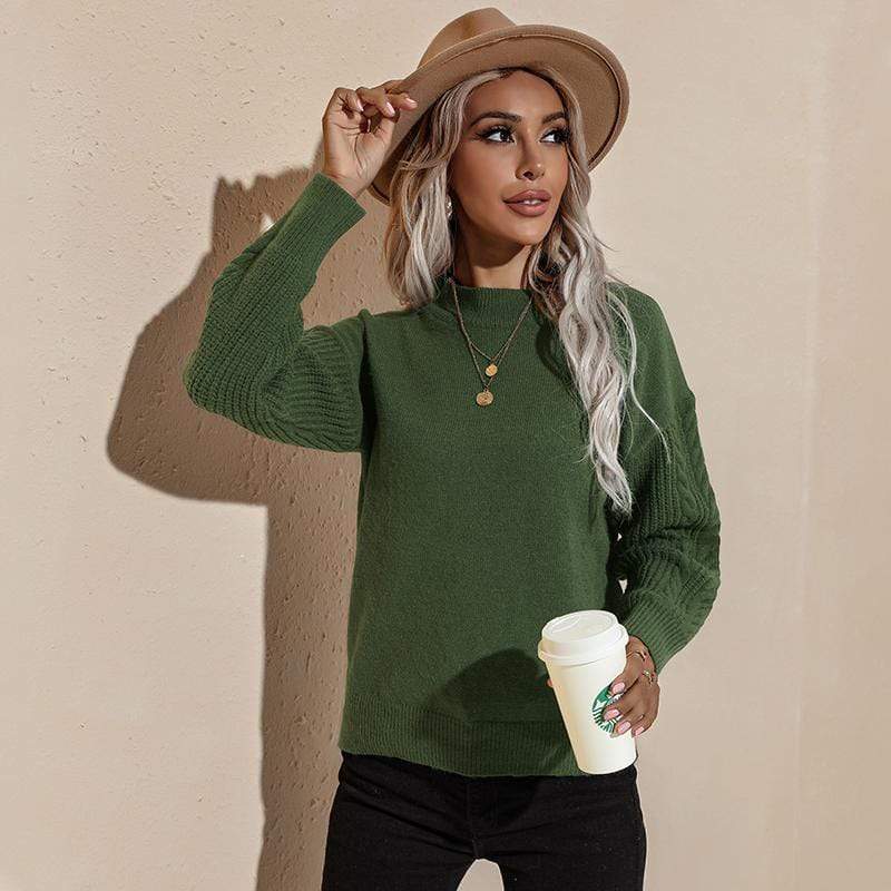Solid Lux Long Sleeve Sweater