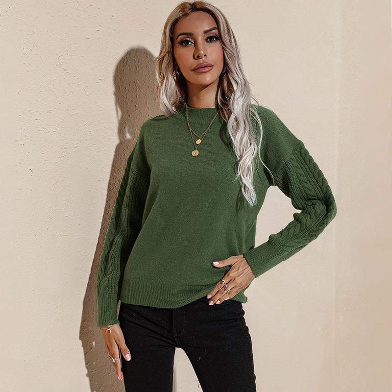 Solid Lux Long Sleeve Sweater