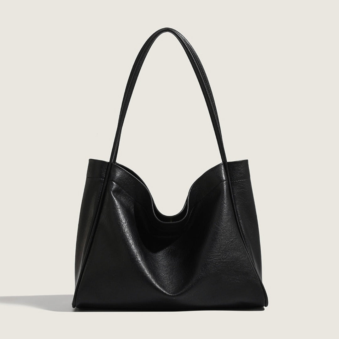 Elegant Ladies Tote Bag – Retro Minimalist & Versatile Commuter Shoulder Bag for Autumn and Winter