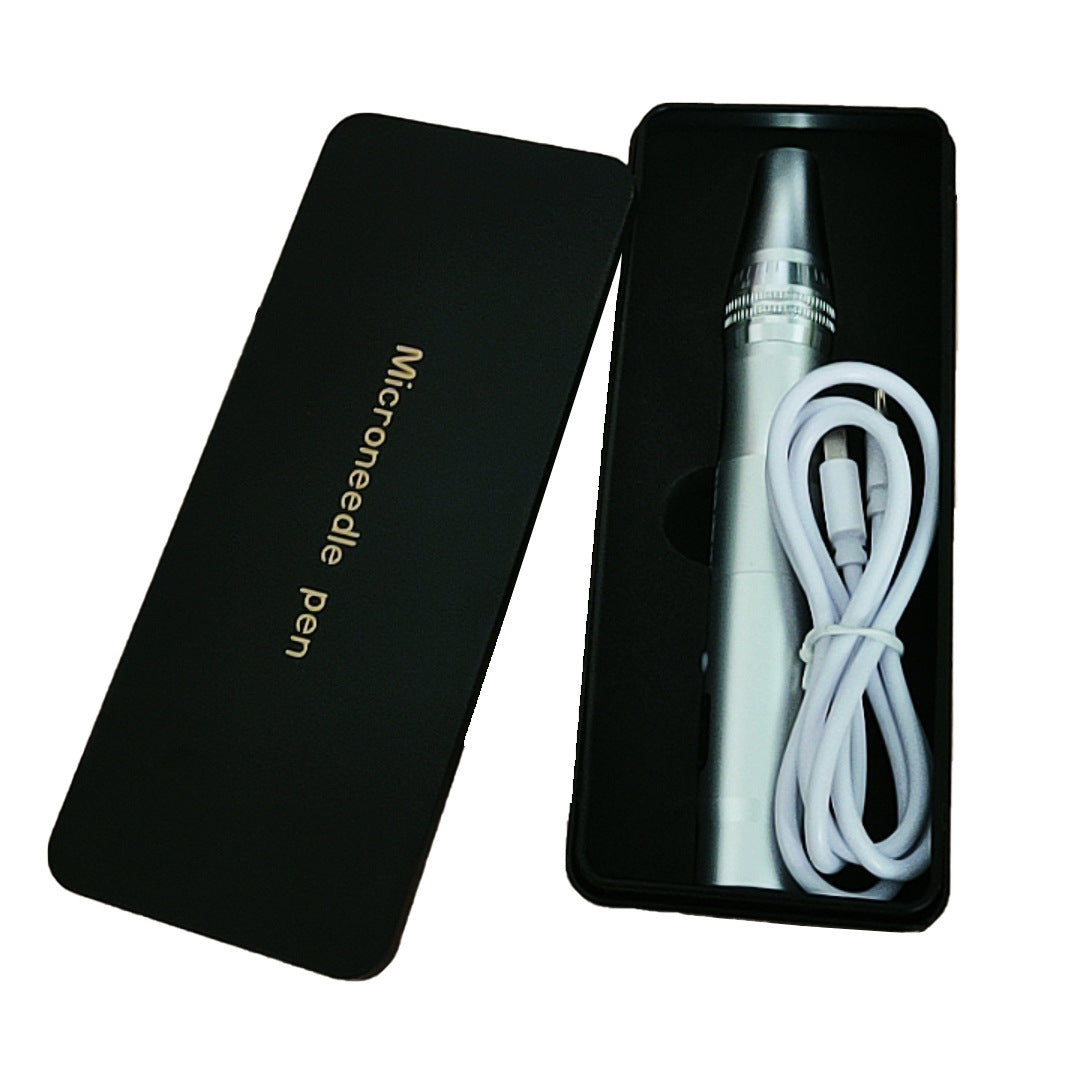 Electric microneedle beauty instrument
