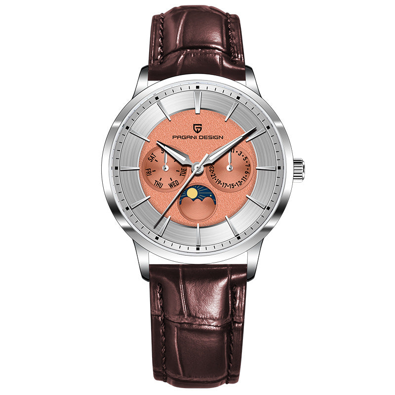 PD-1795 Multifunctional Quartz Waterproof Men's Watch