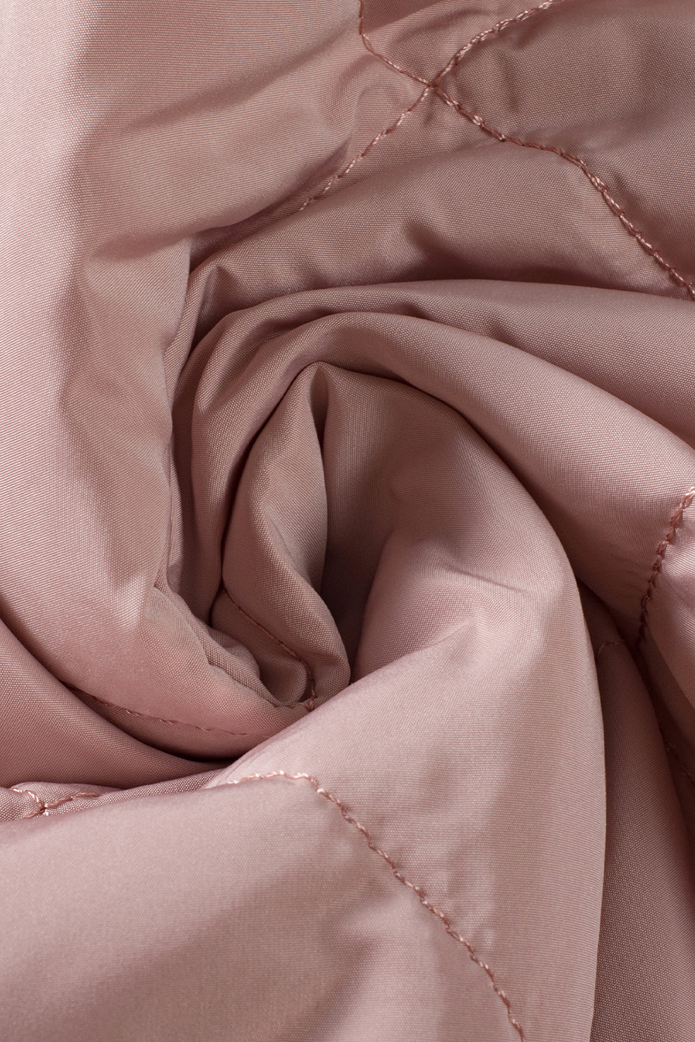 Solid Fleece Lined Quilted Vest Coat