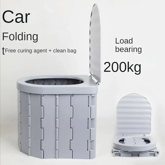 Portable & Foldable Potty Camping Toilets - # BAGE31110007
