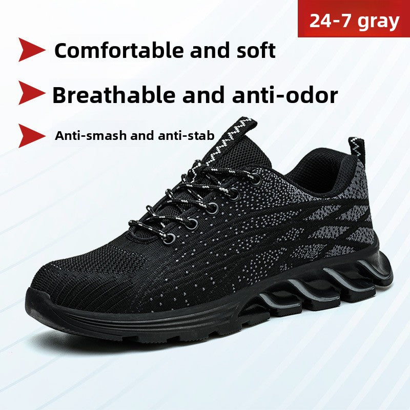 Anti-slip and wear-resistant safety shoes