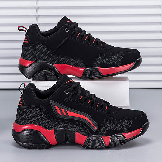 Men's Waterproof Leather Running Shoes