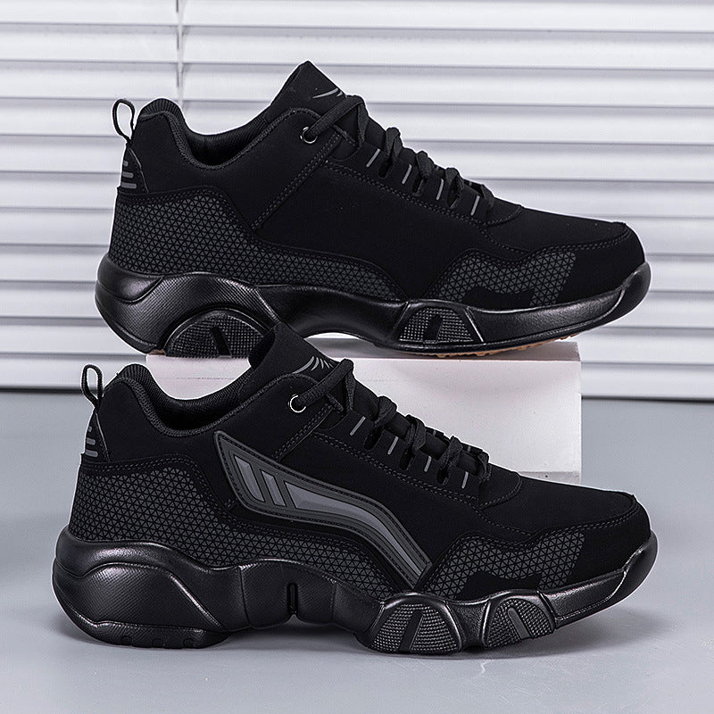 Men's Waterproof Leather Running Shoes