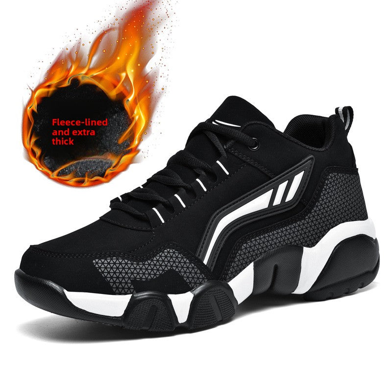 Men's Waterproof Leather Running Shoes