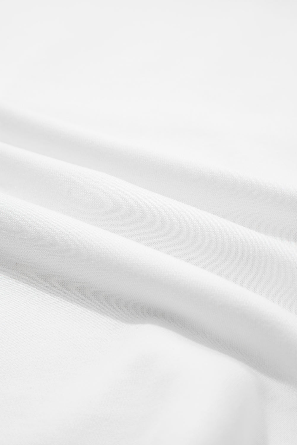 Plus Size Solid Raw Seam Top and Drawstring Pants Set