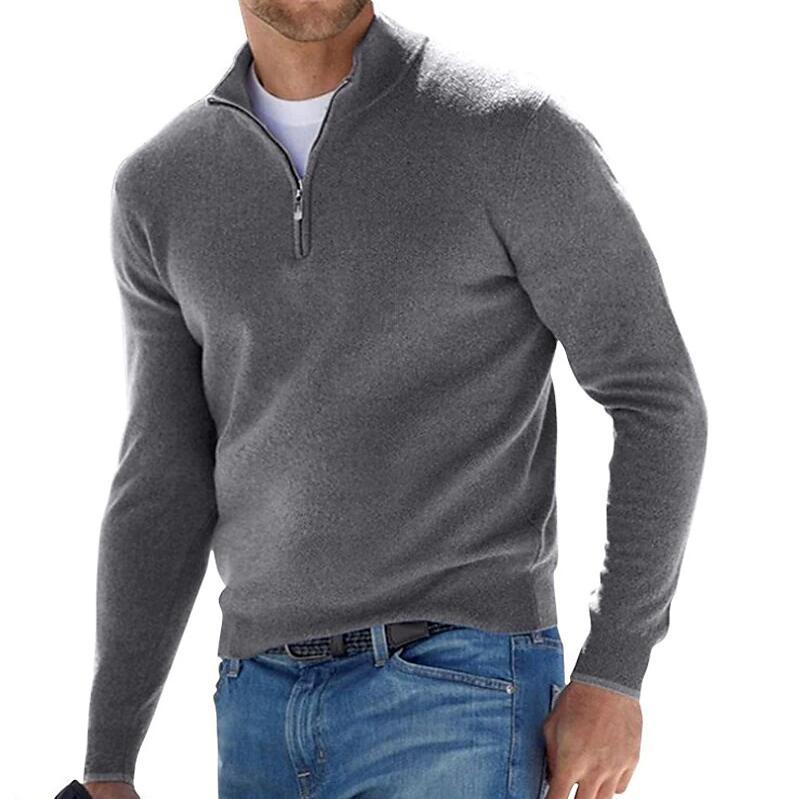 2Men's Long Sleeve Cashmere Sweater