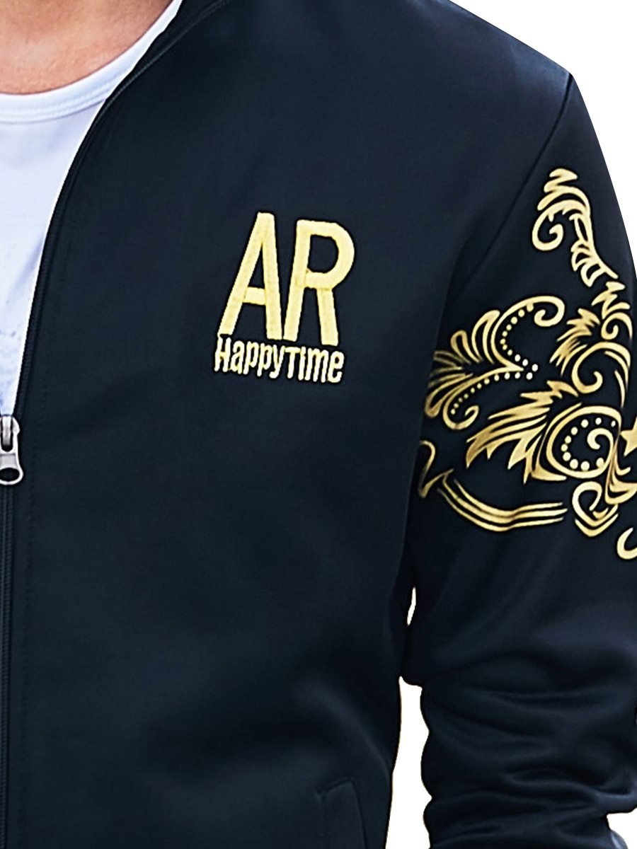 Trendy Two-Piece Suit: Long-Sleeved Cardigan & Trousers - # BOAA13310005