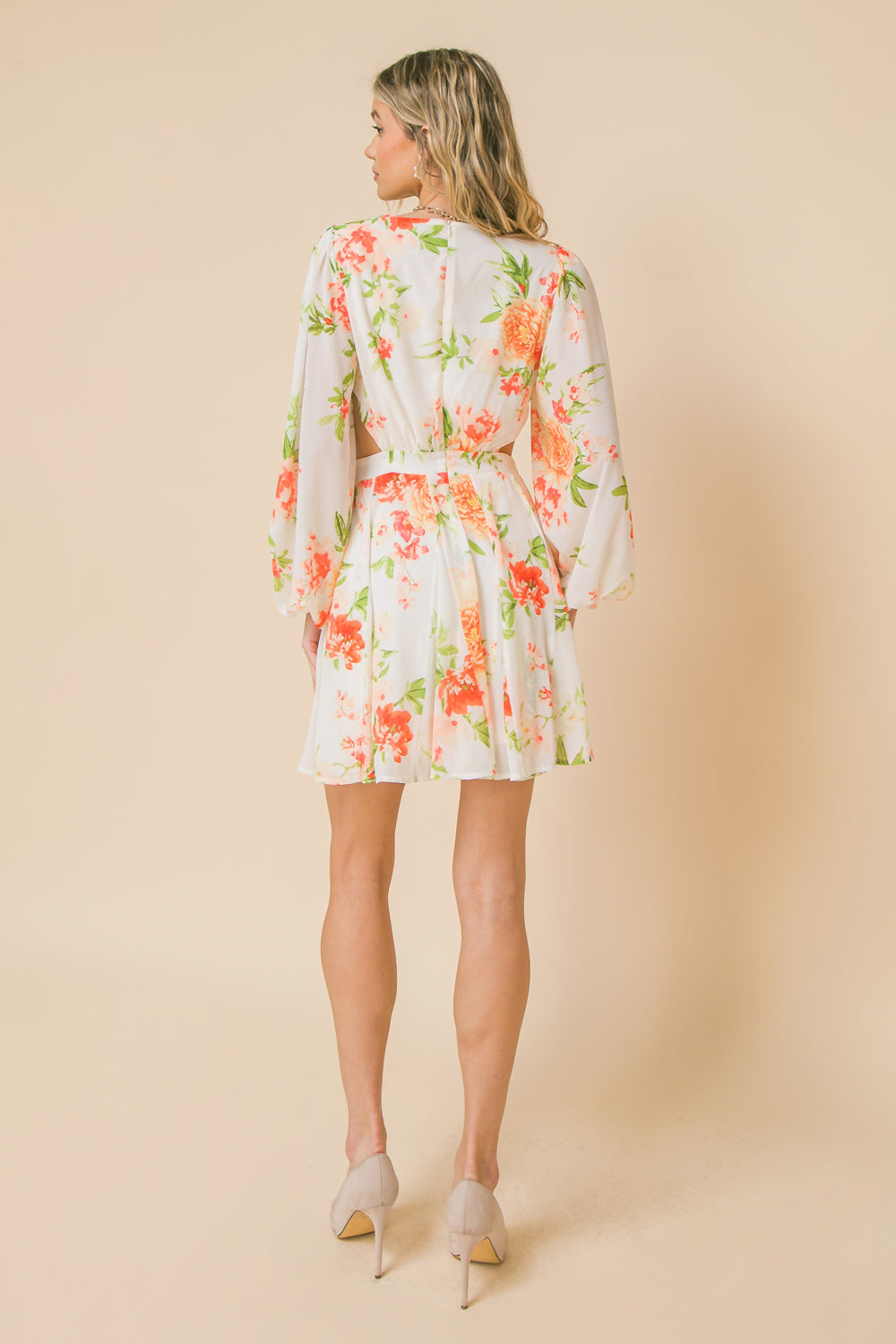 HEART OF PARADISE WOVEN MINI DRESS