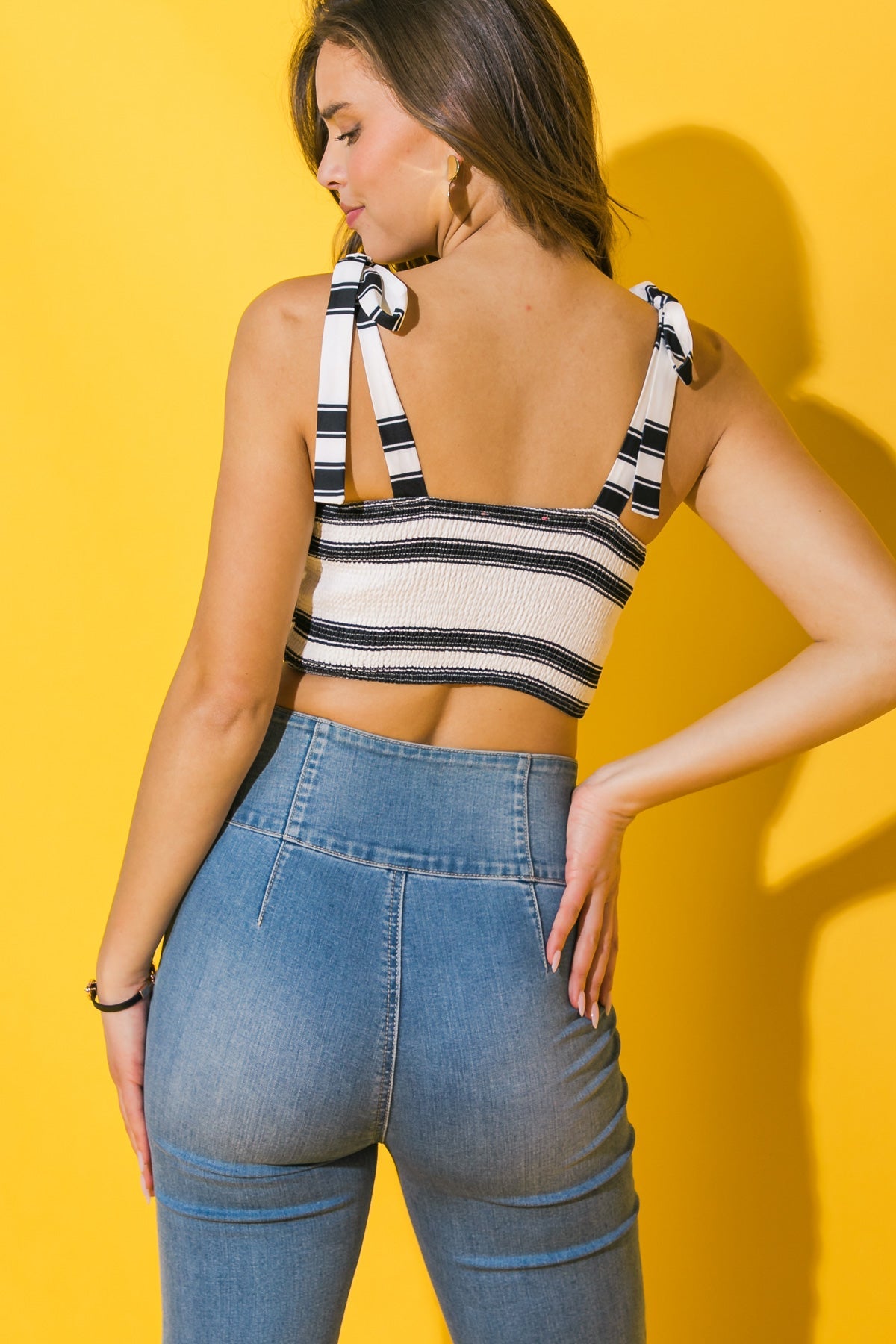 ALL ABOUT LOVE WOVEN TOP