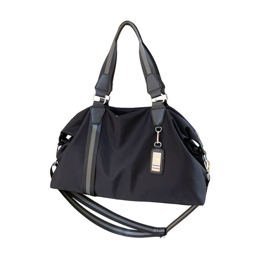 Travel Bag Men's Handbag Large-capacity Short Trip Business Lightweight Canvas Shoulder Hobo