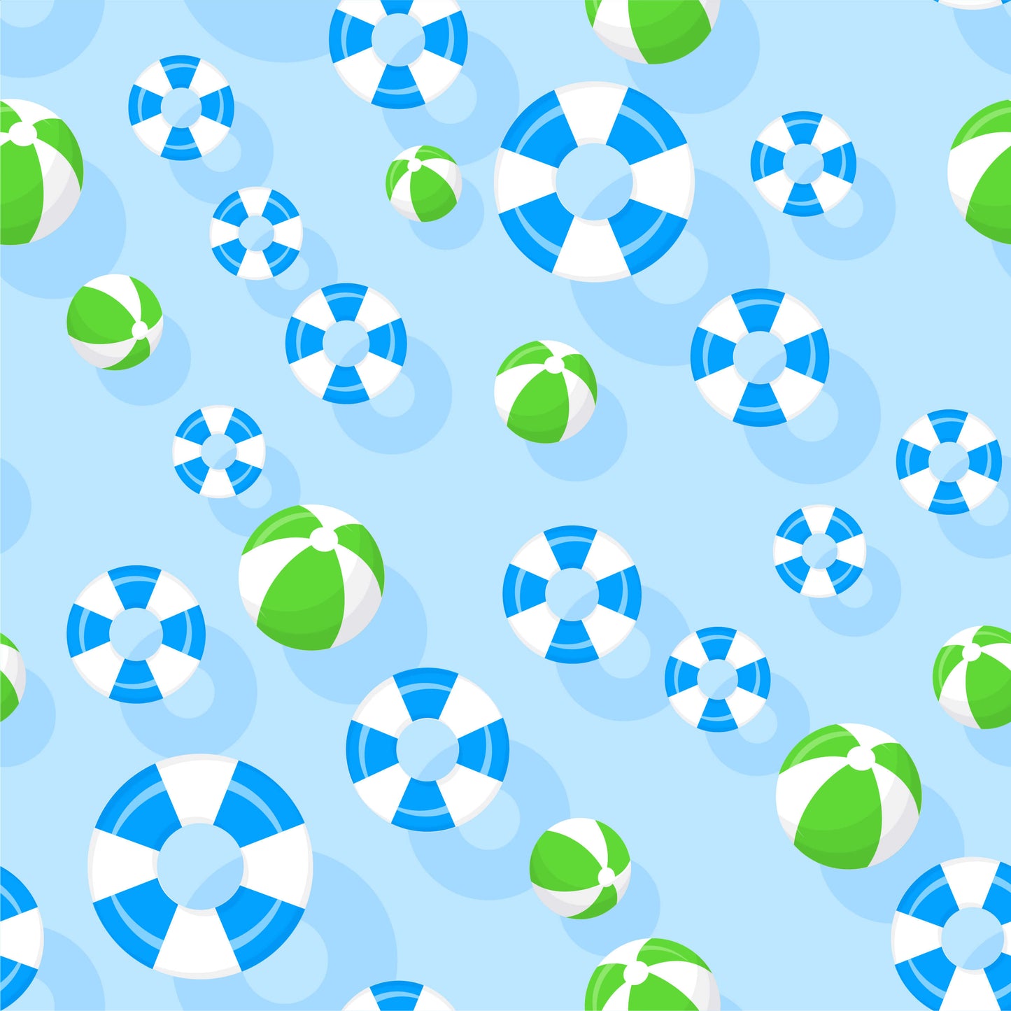 Hamptons Pool Party Green Two-Piece Set