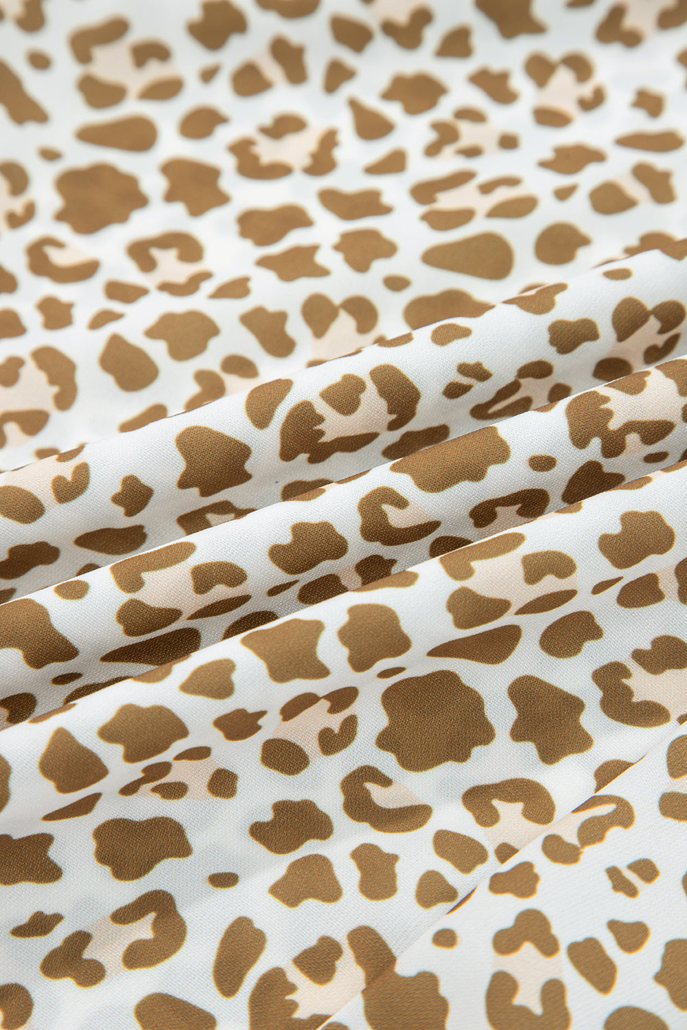 Leopard Drawstring Elastic Waist Pants