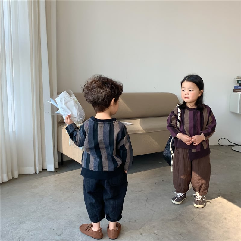 Baby Girl Mori Round Neck T-shirt and Top - # GIAA21510005