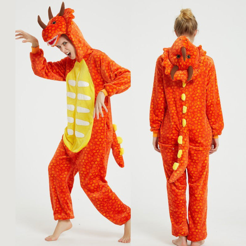 Dinosaur animal pajamas for sleeping together
