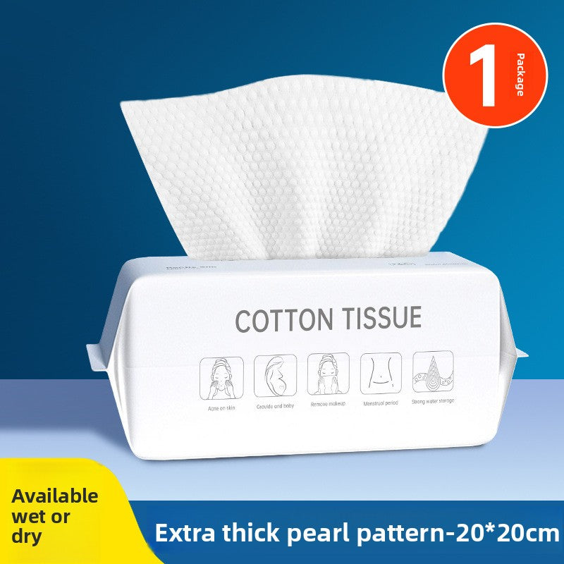 Disposable Cotton Face Towel Thickened for Wet and Dry Use