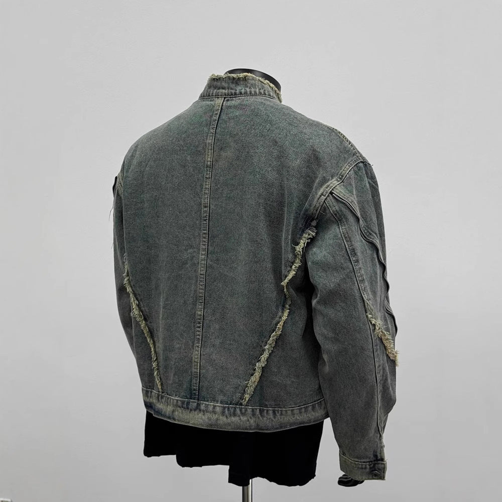 Vintage denim jacket for men
