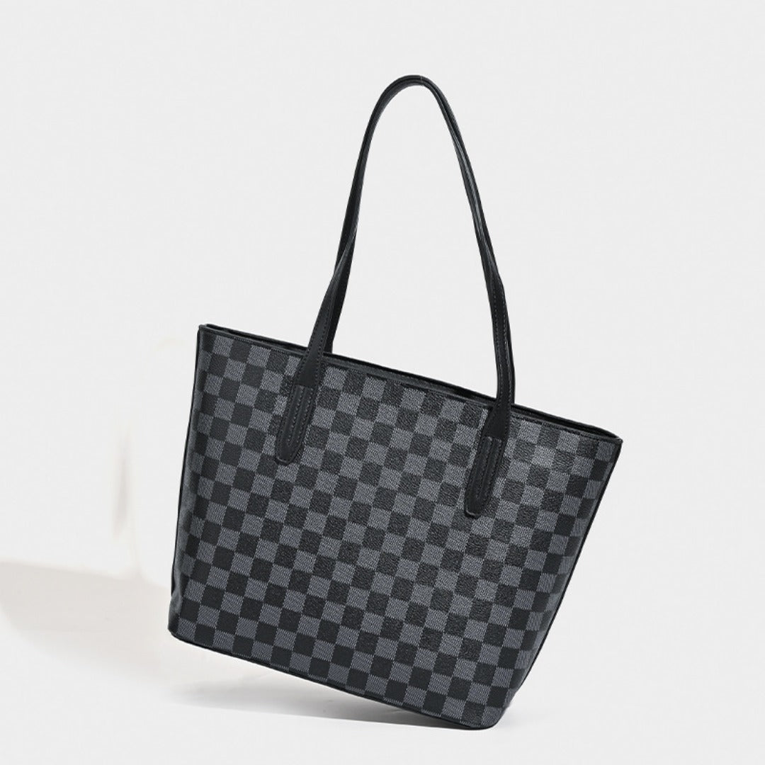 Light luxury oversized shopping bag, women's versatile portable tote bag, shoulder bag