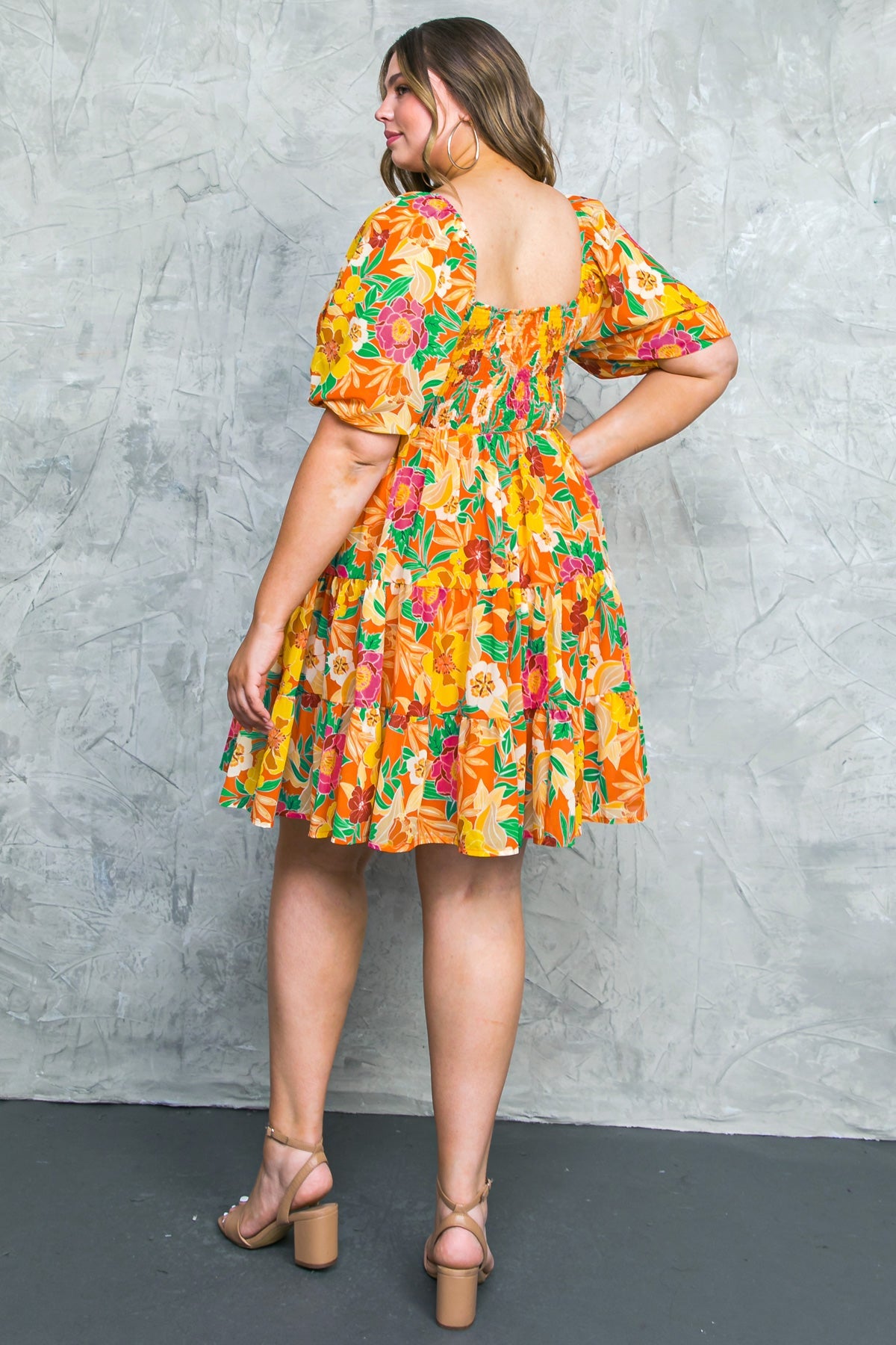 GARDEN PARTY WOVEN MINI DRESS