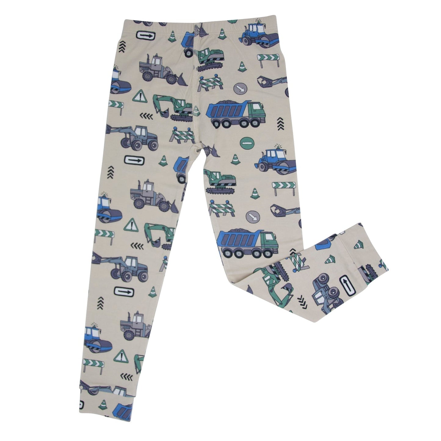 Trucks Diggers Construction Big Kid Pajama S/S
