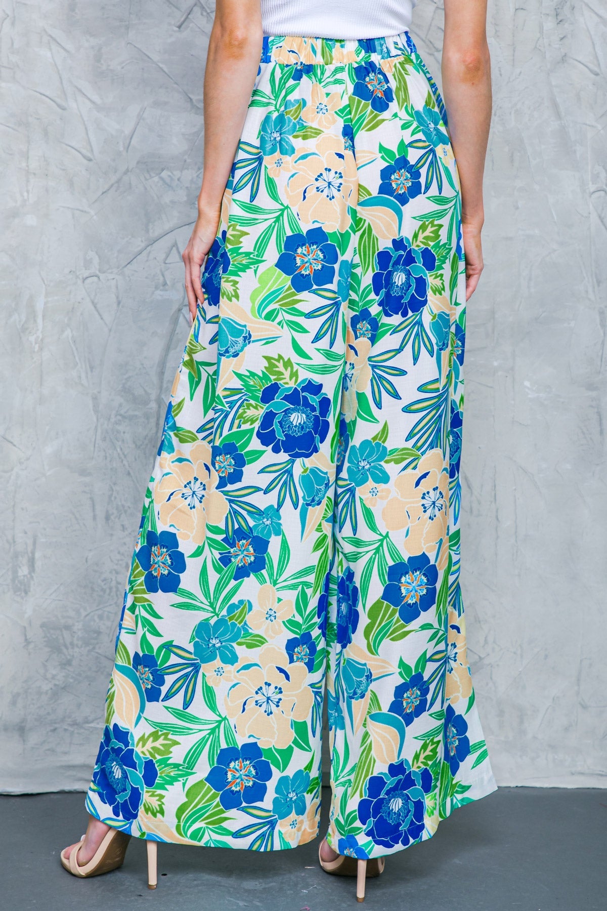 FLORAL IN THE WORLD WOVEN PANTS