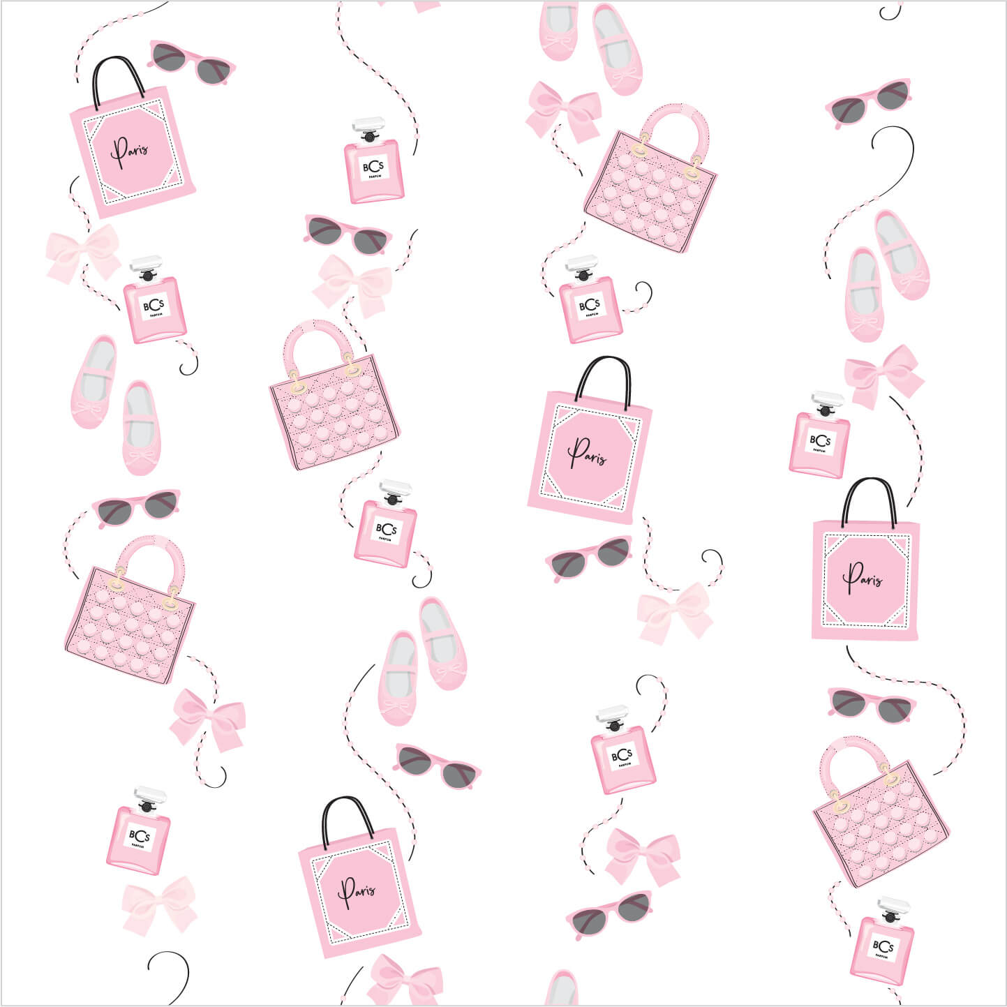 Paris in Pink Zippered Romper