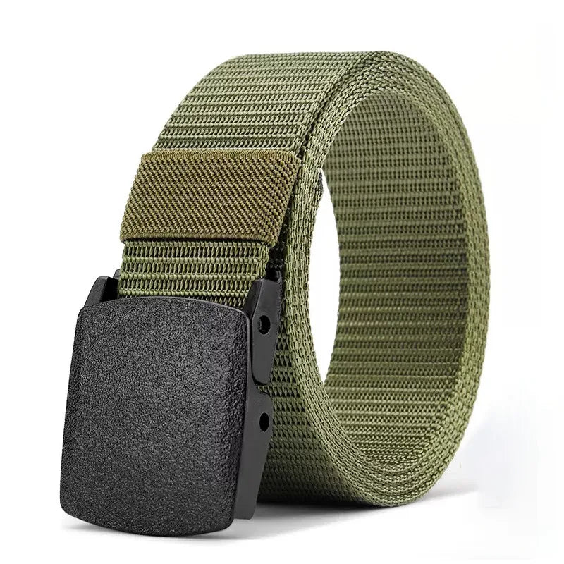 Men's Belt Outdoor Casual Canvas Belt Metal Free Training Nylon Tactical Belt With Pants Jeans Belt Sports Belts For Men Women