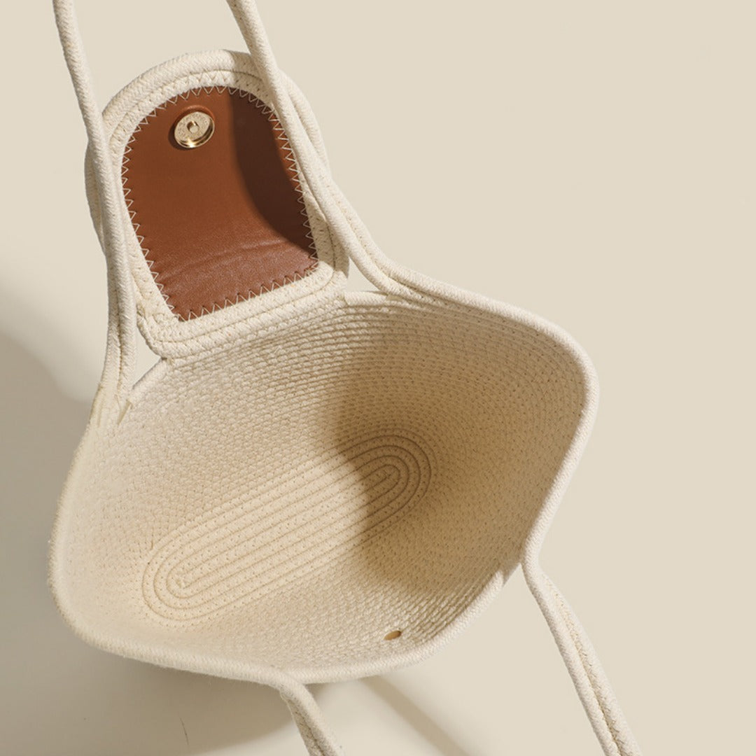 Large capacity hobo tote bag, beach bag weaving, bag women's woven handbag, casual vegetable basket bag underarm bag