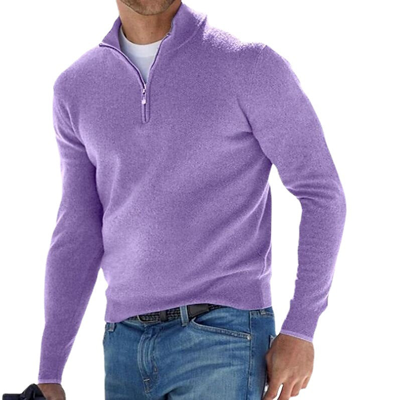 2Men's Long Sleeve Cashmere Sweater