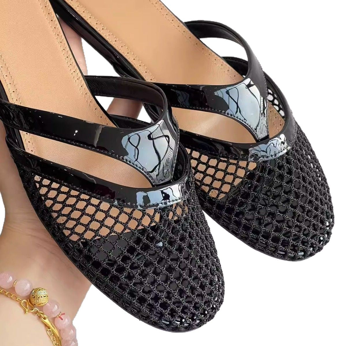 Breathable Hollow Flip-Flop Sandals