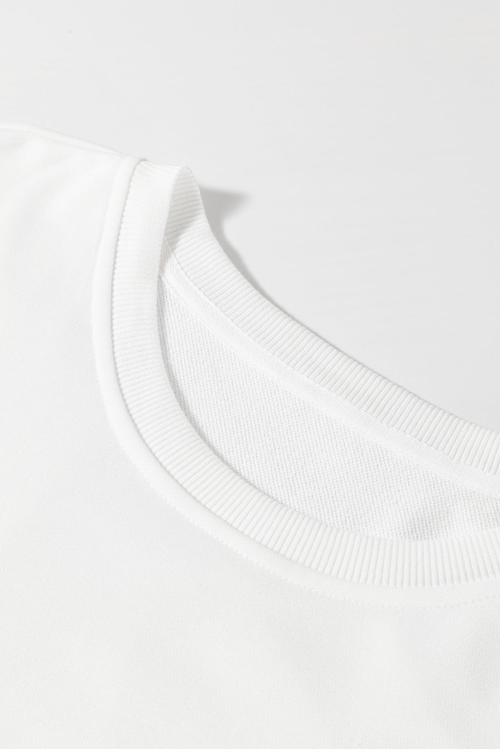 Plus Size Stripe Colorblock Drop Shoulder Sweatshirt