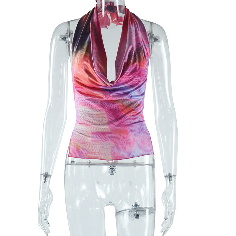 Women's Fashion Printed Short T-shirt