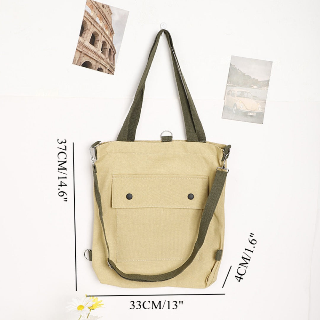 Nylon Crossbody Bag, Lightweight Underarm Bag, Simple Shoulder Canvas Bag,