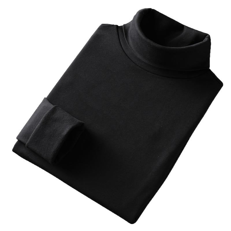 Slim-fitting high-neck base shirt