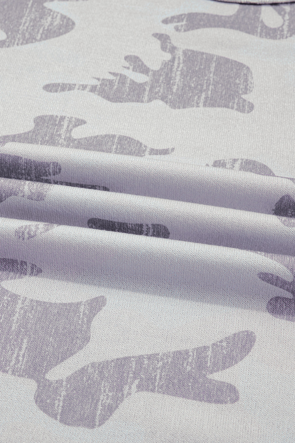 Plus Size Camouflage Crewneck Sweatshirt