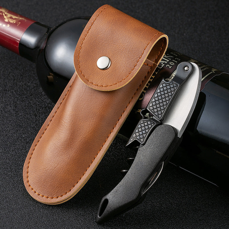Wine bottle opener