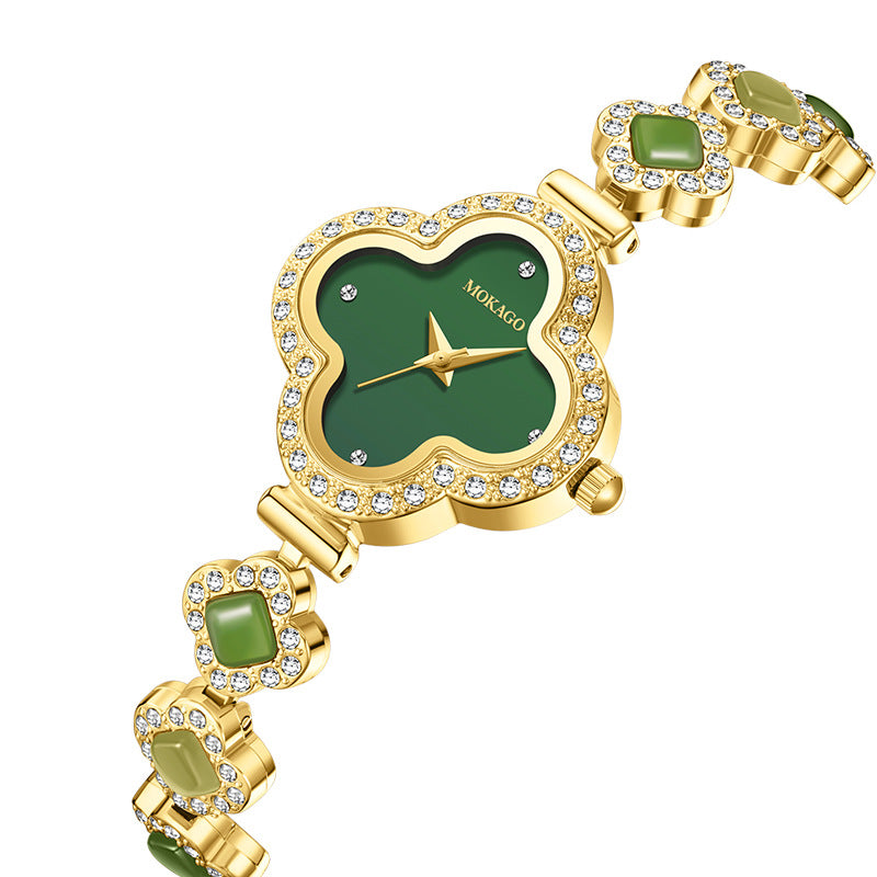 Four-Leaf Clover Quartz Watch