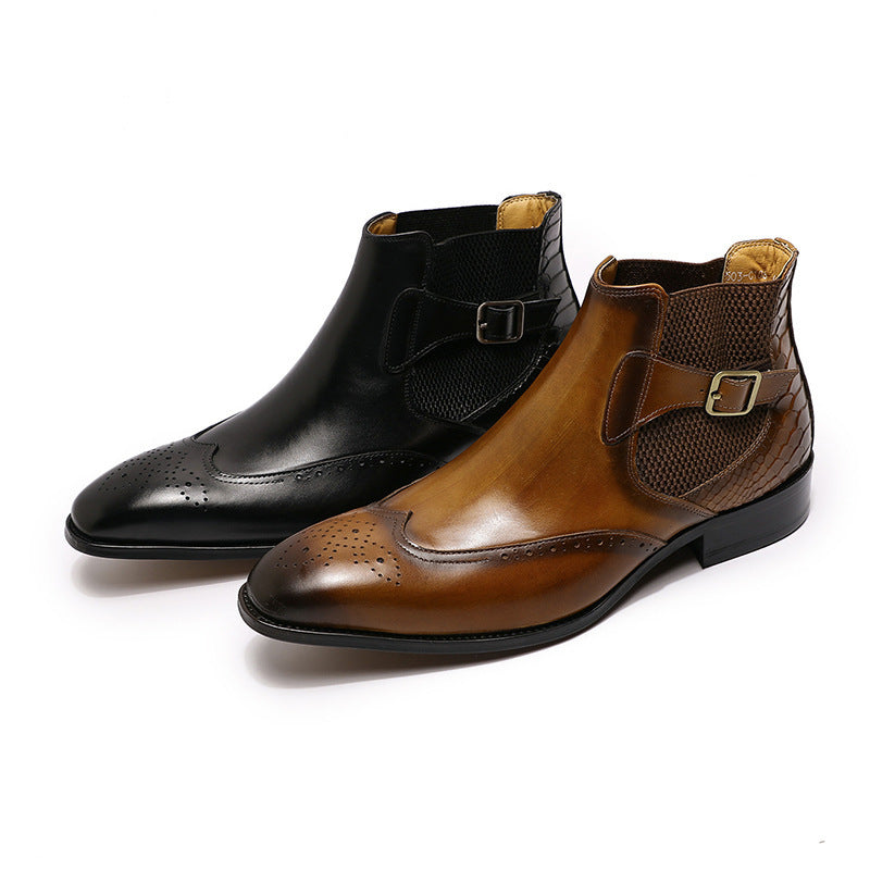 Mens Leather Boots