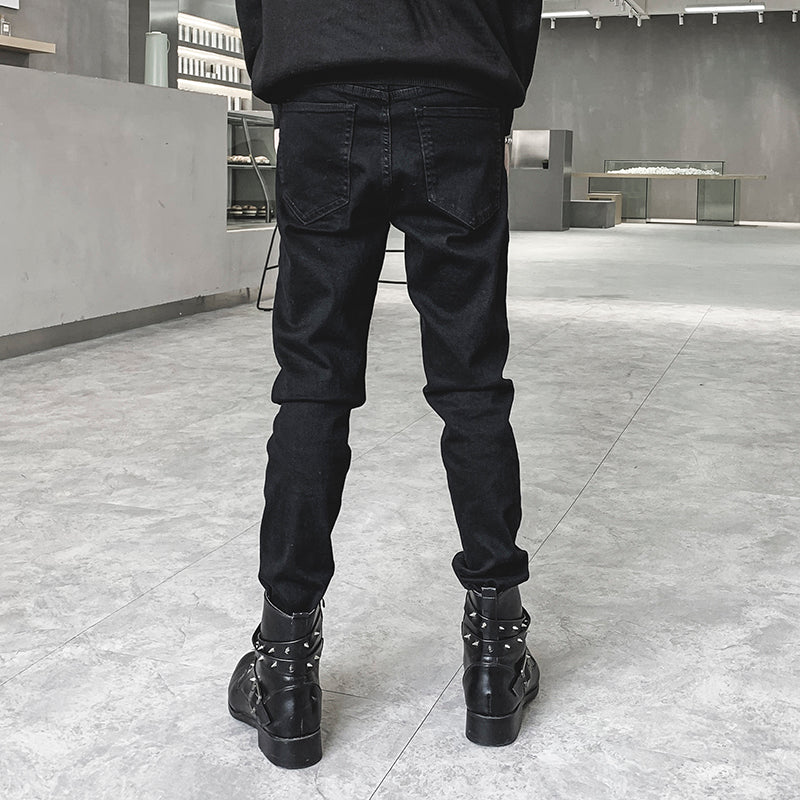 Rivet Cut Trousers - # BOAA13410023