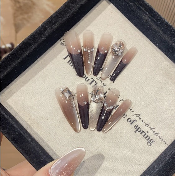 1034- Handmade press on nails fake nails removable