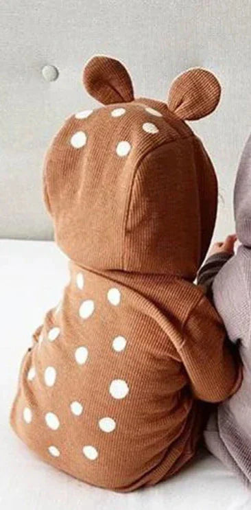 Baby Deer Hooded Jumpsuit - # BA	AA21110012
