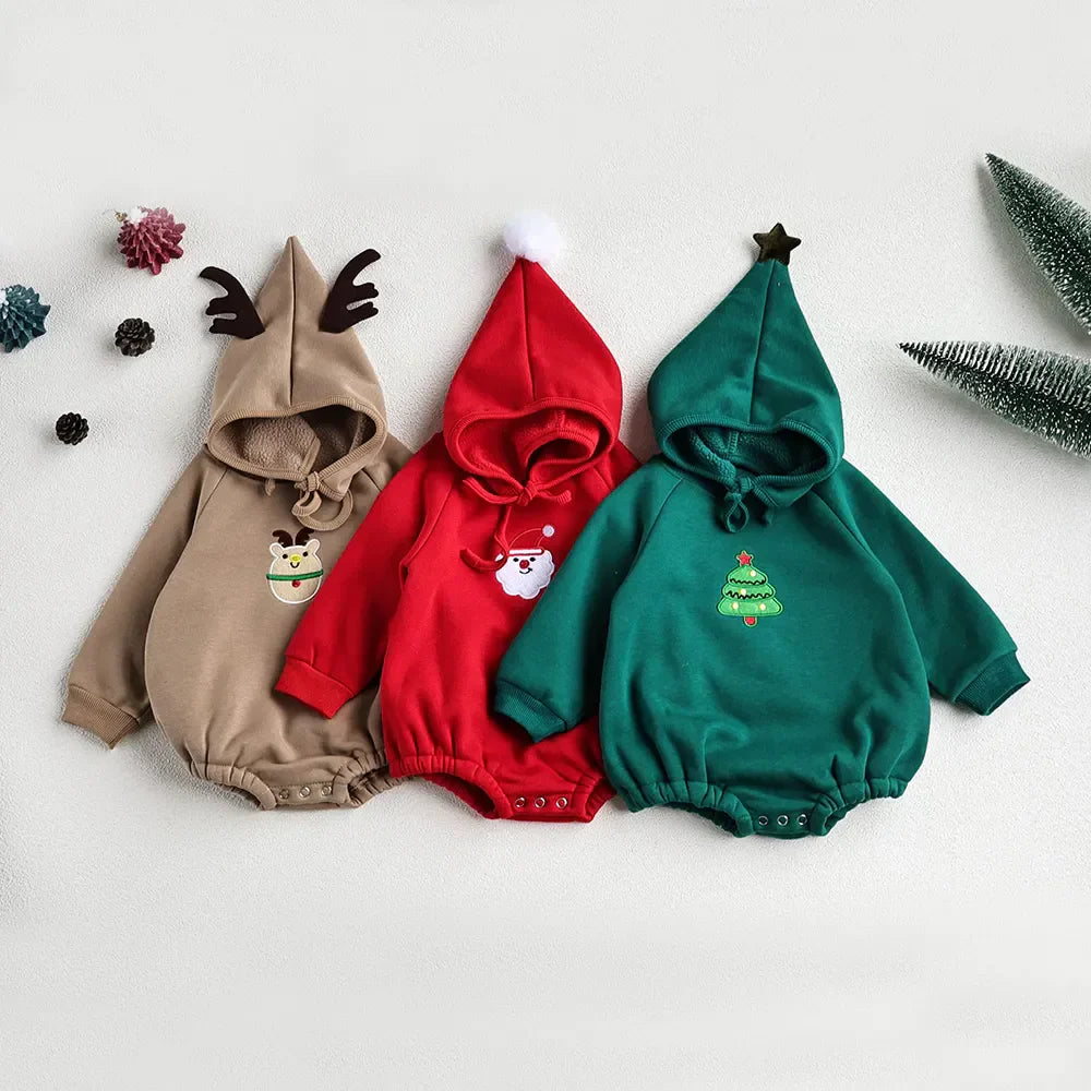 CuddleJoy Christmas Baby Bodysuits: Snuggly Style - # BOAA111010012