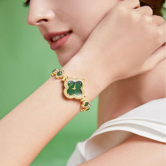 Four-Leaf Clover Quartz Watch